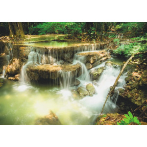 Cascade Waterfall - Classic Wall Mural for Modern Interiors | Wall4Soul