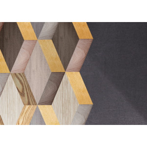 Modern 3D Background in Sepia - Classic Wall Mural for Modern Interiors Modern 3D Background in Sepia - Classic Wall Mural for Modern Interiors | Wall4Soul