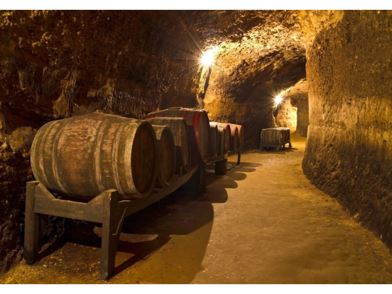 Rustic Wine Cellar - Classic Wall Mural for Modern Interiors