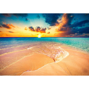 Tropical Beach - Classic Wall Mural for Modern Interiors Tropical Beach - Classic Wall Mural for Modern Interiors | Wall4Soul